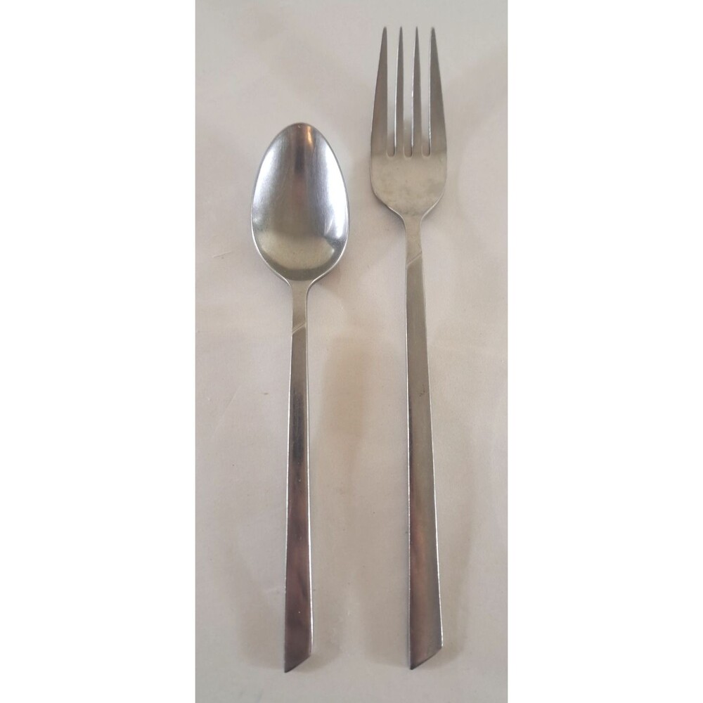 Caprice Orleans Flatware Spoon & Fork Stainless Steel Japan Mid Century Modern